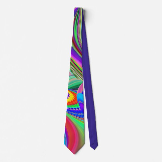 Cravate Summerfeel, Rainbowart 3D Abstrait (Devant)