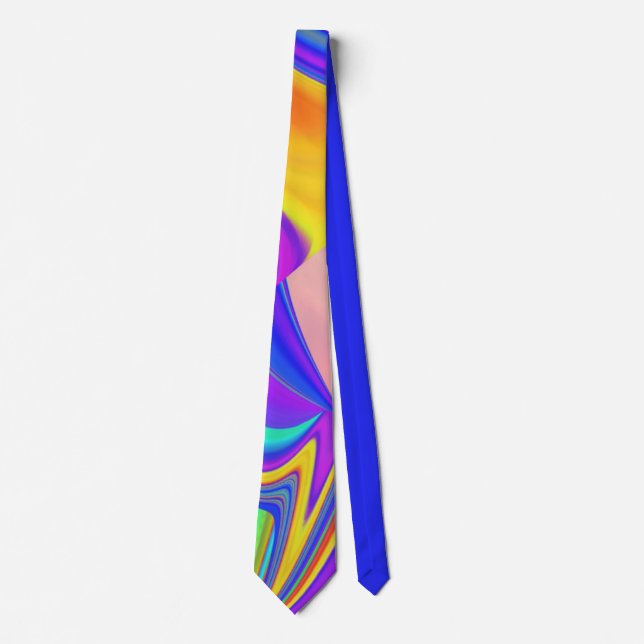 Cravate Summerfeel, Rainbowart 3D Abstrait (Devant)