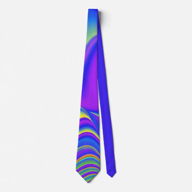Cravate Summerfeel, Rainbowart 3D Abstrait (Devant)
