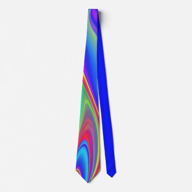 Cravate Summerfeel, Rainbowart 3D Abstrait (Devant)