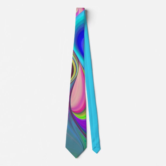 Cravate Summerfeel, Rainbowart 3D Abstrait (Devant)