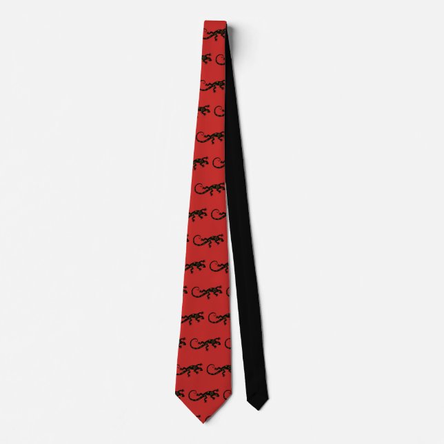 Cravate Suns and Spirals Lizard Tie (Devant)