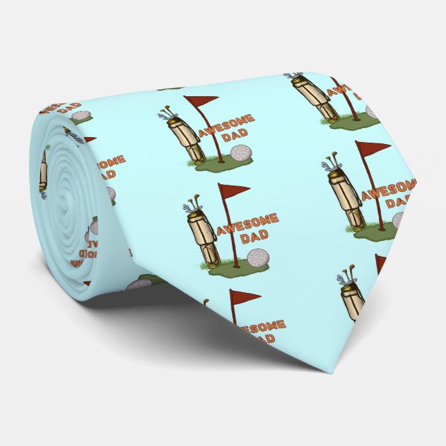 Cravate Super Papa de Golf (Roulé)