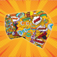 Superhero des explosions d'art de la bande dessiné