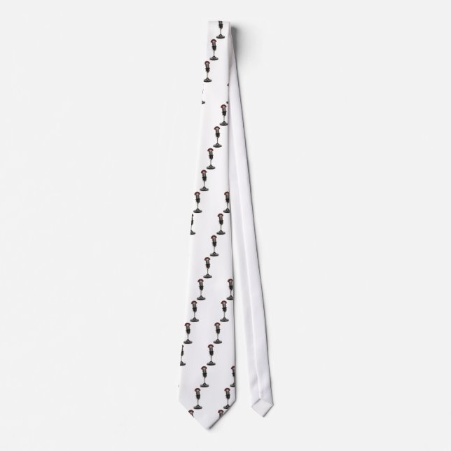 Cravate SUR le microphone de cru d'AIR (Devant)