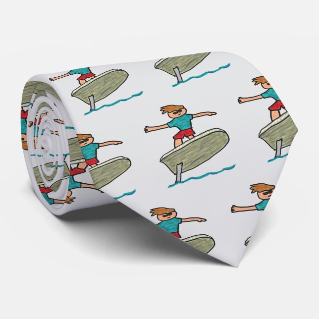 Cravate Surfer en Efoil (Roulé)
