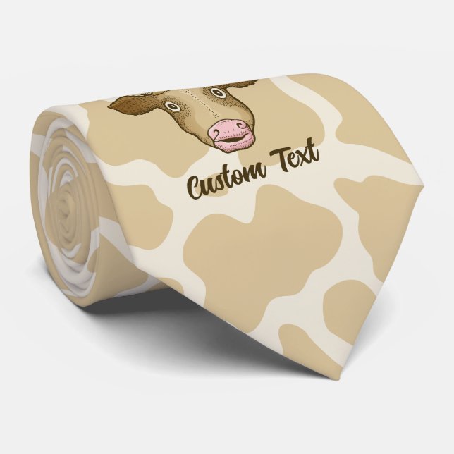 Cravate surprenante de vache (Roulé)