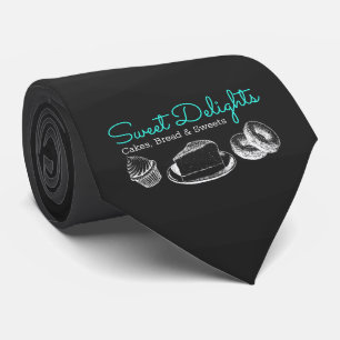 Cravate Sweet Bakery Chalkboard Professionnel