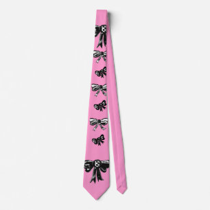 Cravate Sweet Bows (Eléphant Rose)