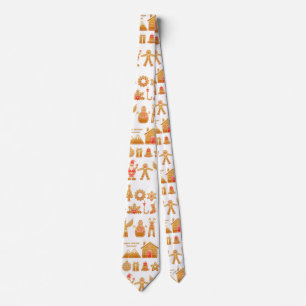 Cravate Sweet Christmas Gingerbread Design