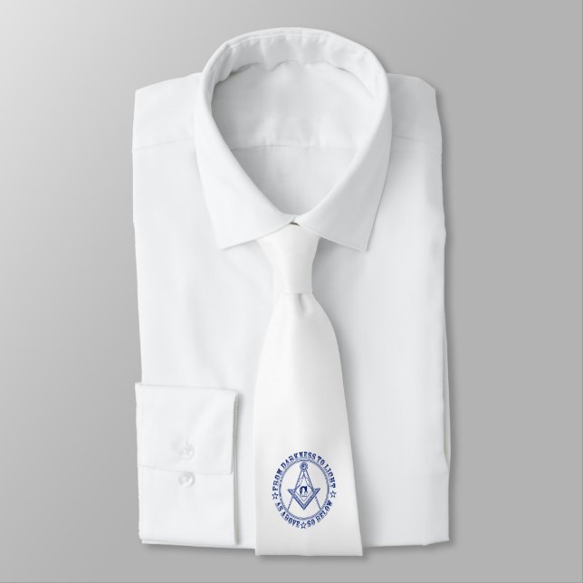 Cravate Symbole franc-maçonnerie (Attaché)