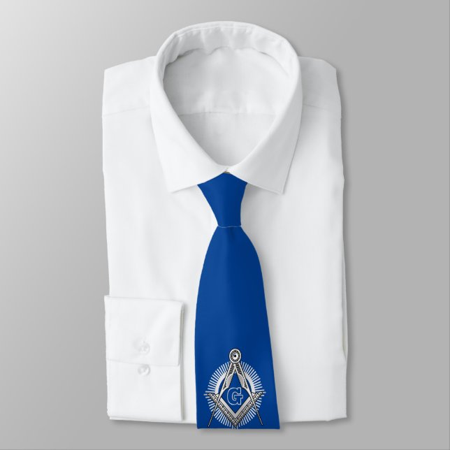 Cravate Symbole franc-maçonnerie (Attaché)