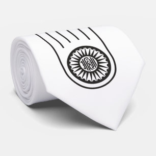 Cravate Symbole jaïn d'Ahimsa (Main de non-violence)