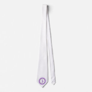 Cravate Symbole Om / Couronne Chakra