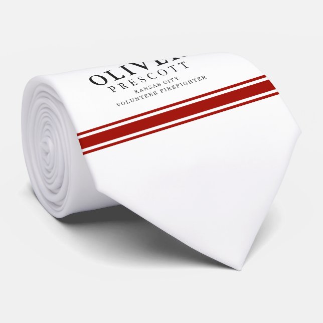 Cravate Symbole volontaire de croix maltaise du (Roulé)