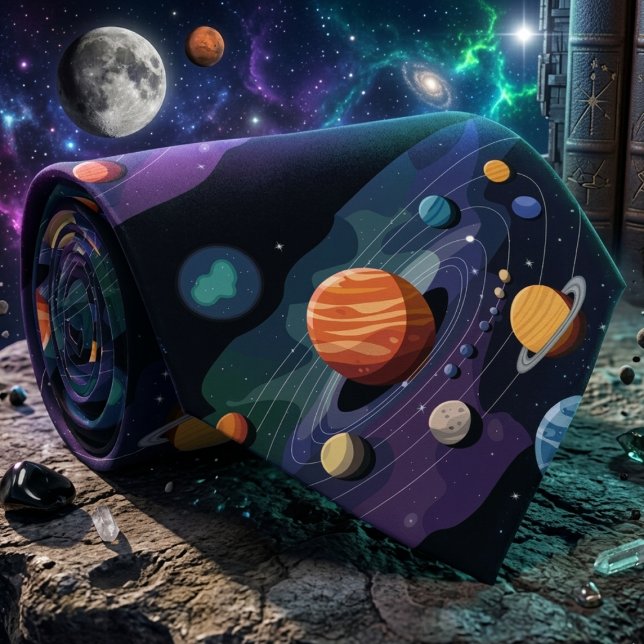 Cravate Système solaire (Créateur téléchargé)