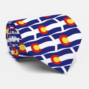 Cravate T-shirt à la bannière du Colorado