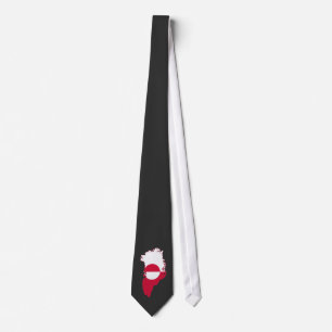 Cravate T-Shirt drapeau du Groenland dans le pays
