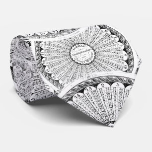 Cravate Tableau de multiplication de Steampunk de génie de