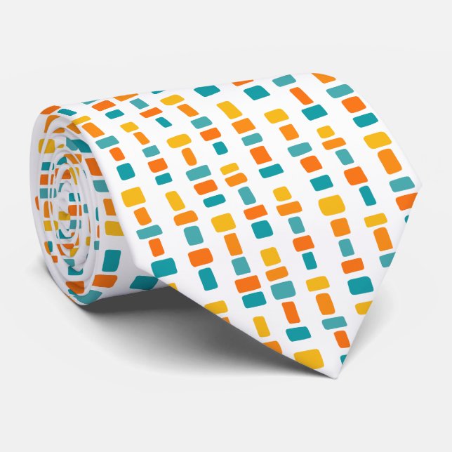 Cravate Taches de couleur 280723 (04) (Roulé)