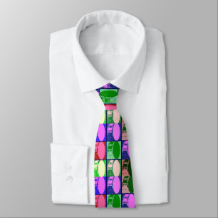 Cravate Tambours en Pop Art Necktie
