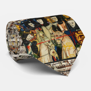 Cravate TAPESTRE BAYEUX 1066 Mort du roi Harold