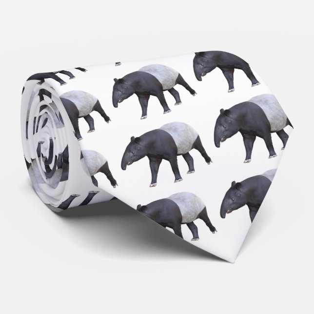 Cravate Tapir malais (Roulé)