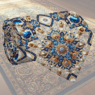 Cravate Tapis Designer Persan de Luxe Foulard en Faux So