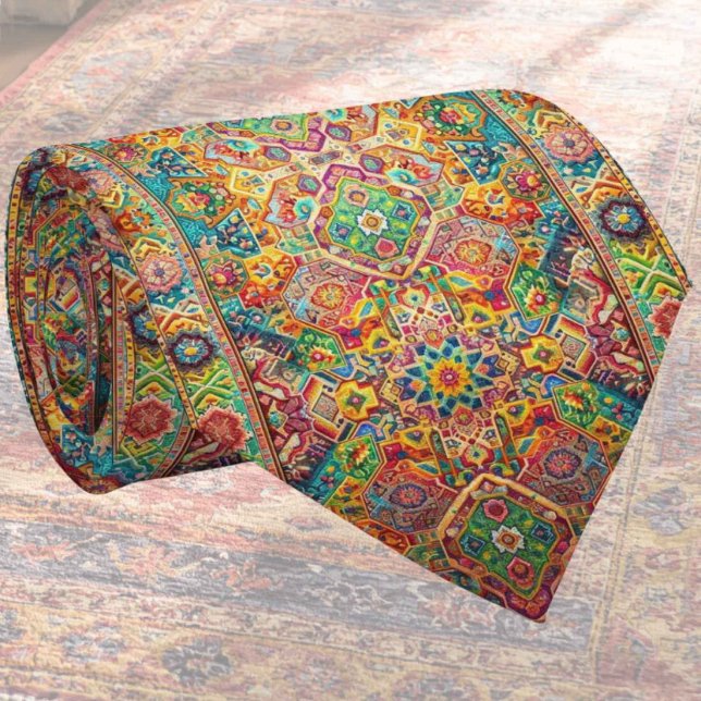 Cravate Tapis Indien de Luxe Créé par un Designer | Foular (Créateur téléchargé)
