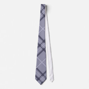 Cravate Tartan bleu teinté