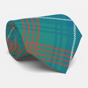 Cravate Tartan Clan Wilson Orange Carreaux Tartan