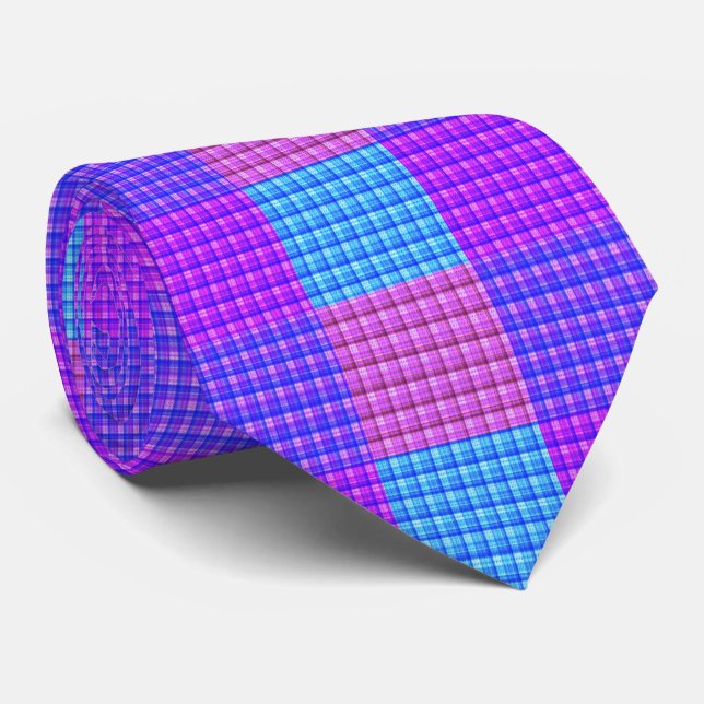 Cravate Tartan de Bubblegum, (Roulé)