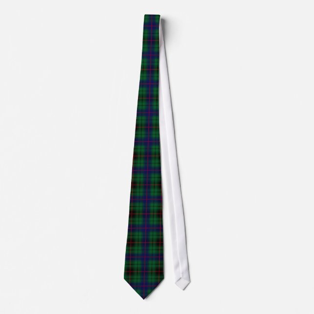 Cravate Tartan de Davidson de clan (Devant)