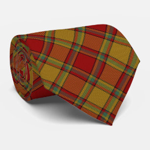 Cravate Tartan de monogramme de la lettre S de Scrymgeour