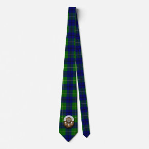 Cravate Tartan et escarcelle de Johnston de clan