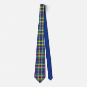 Cravate Tartan multicolore