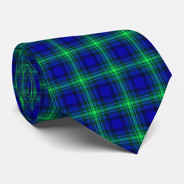 Cravate Tartan ringard de maths de premier plaid de (Roulé)