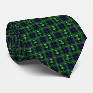 Cravate Tartan vert