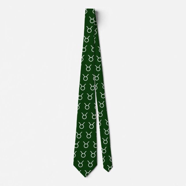 Cravate Taurus - Vert (#003300) (Devant)