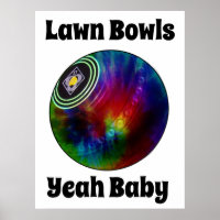 Cravate teintée pelouse Bowl, Poster