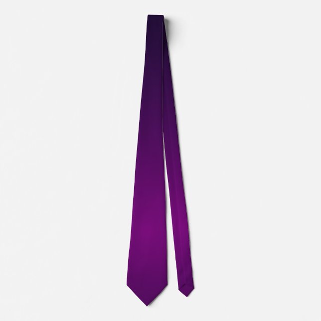 Cravate Teintes de dégradé de pouvoir violet (Devant)