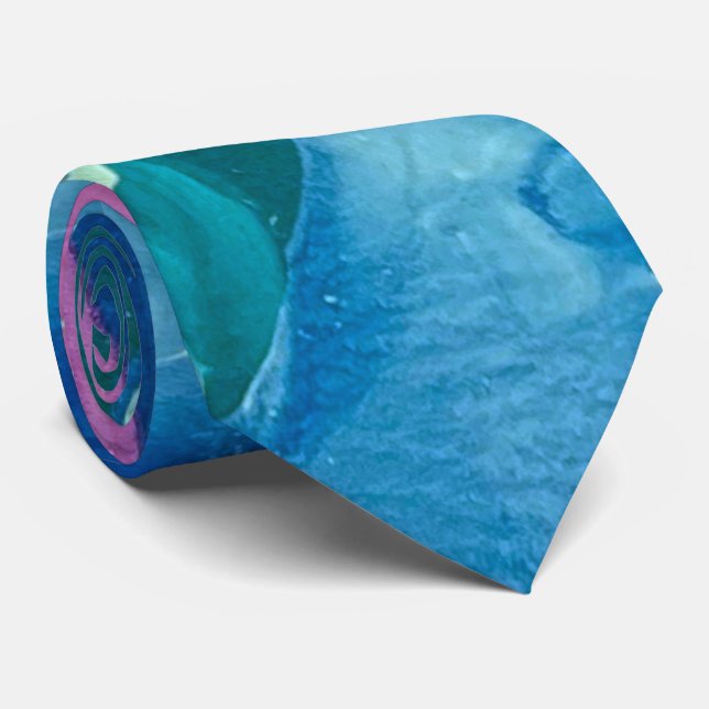 Cravate Teinture à tarte contemporaine (Roulé)