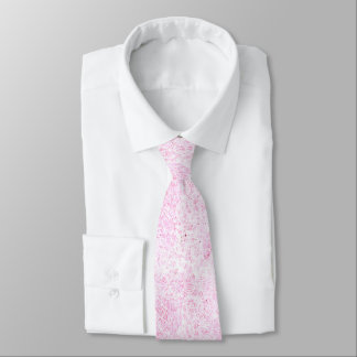 Cravate Teinture Abstraite Rose Webby