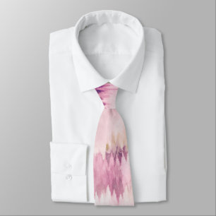 Cravate Teinture moderne Tie Rose Abstrait