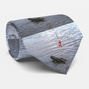 Cravate Temps d'alimentation du crocodile,