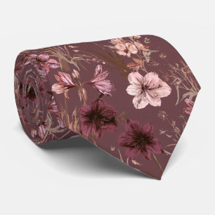 Cravate Tenue de mariage champêtre pour hommes à motif ama