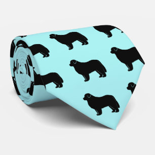 Cravate Terre-Neuve en silhouette