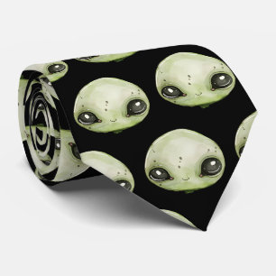 Cravate Tête d'Alien