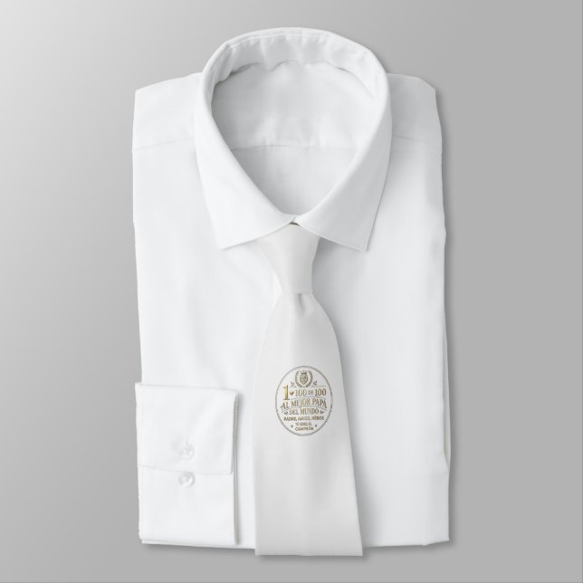 Cravate  The Best World Dad / Corbata para hombre (Attaché)