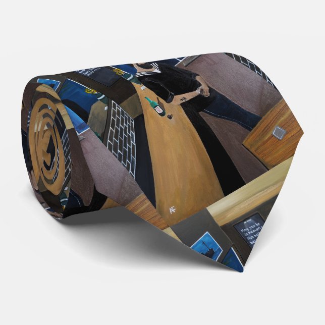 Cravate The Drunken Sailor Painting by Alfred Fox (Roulé)